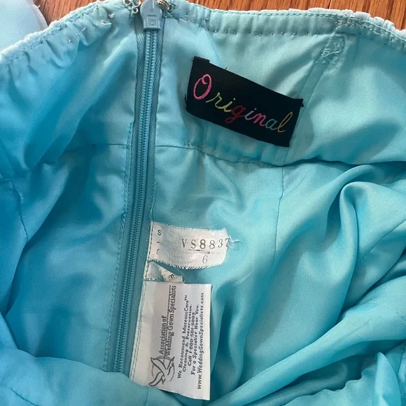 Blue Mini Dress - Picture 3 of 4